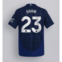 Manchester United Luke Shaw #23 Vonkajší futbalový dres 2024-25 Krátky Rukáv